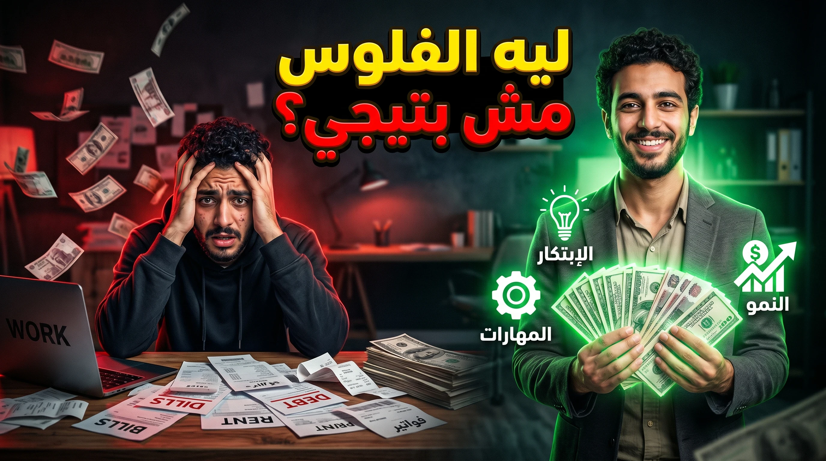 image about 💸 ليه الفلوس مش بتيجي رغم إنك بتشتغل؟ الحقيقة اللي محدش بيقولها