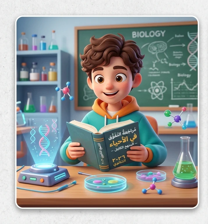 image about 📔 تحميل كتاب التفوق مراجعة نهائية أحياء للصف الثالث الثانوي 2026 PDF – أقوى مراجعة وأسئلة لن يخرج عنها الامتحان