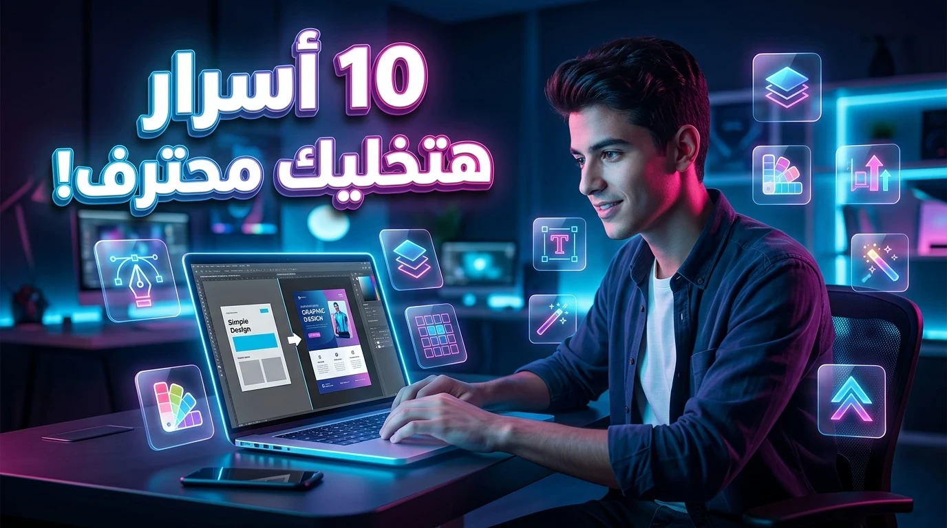 image about كيف تنقل تصميمك من مبتدئ إلى محترف ؟ 