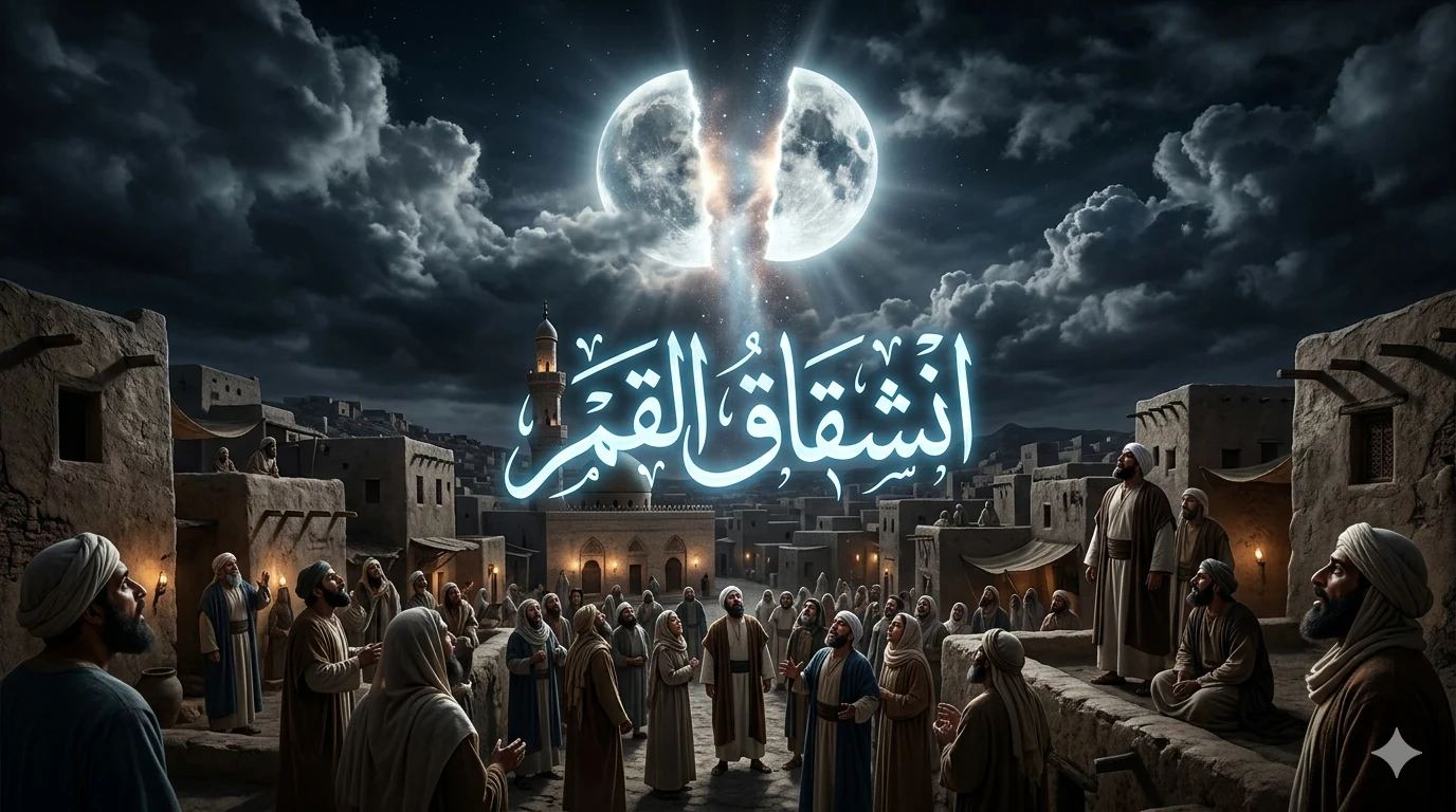 image about انشقاق القمر: المعجزة التي حيّرت العقول عبر التاريخ