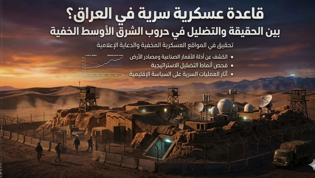 image about قاعدة عسكرية سرية في العراق؟ بين الحقيقة والتضليل في حروب الشرق الأوسط الخفية