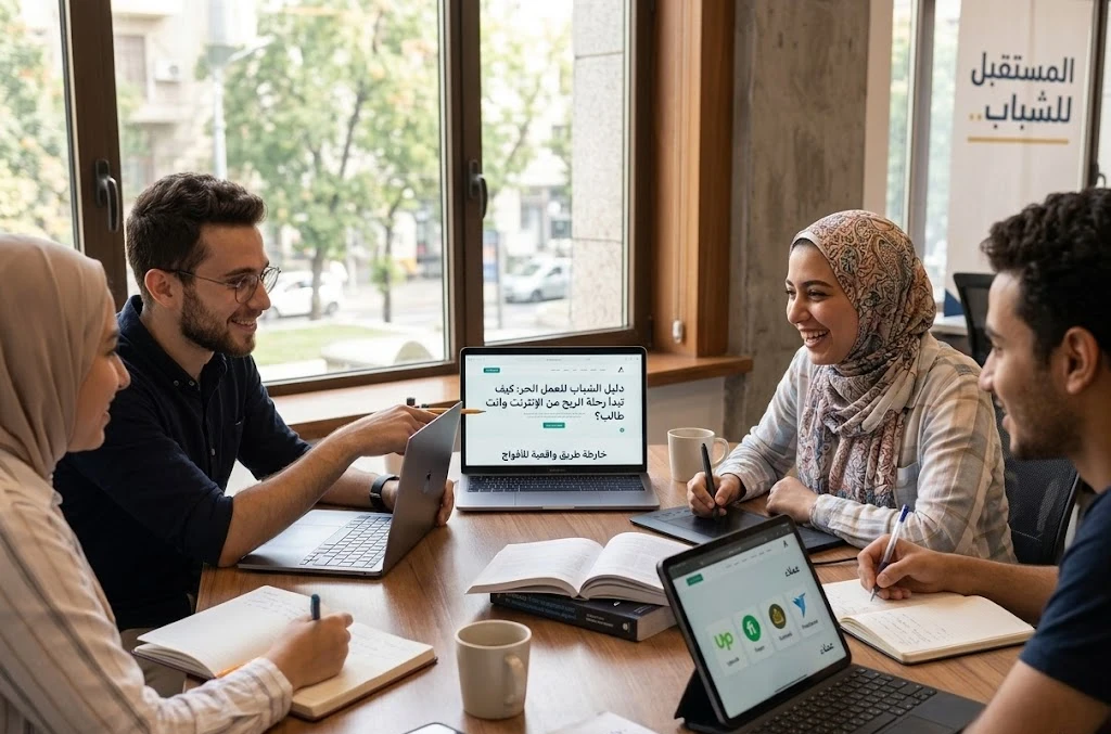 image about دليل الشباب للعمل الحر: كيف تبدأ رحلة الربح من الإنترنت وأنت طالب؟