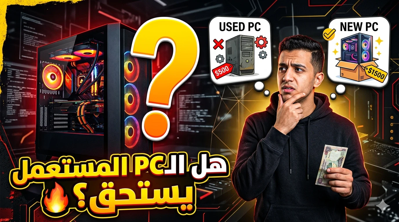image about هل شراء كمبيوتر مستعمل في 2026 يستحق فعلًا؟ 💻 المميزات والعيوب وأهم النصائح قبل الشراء