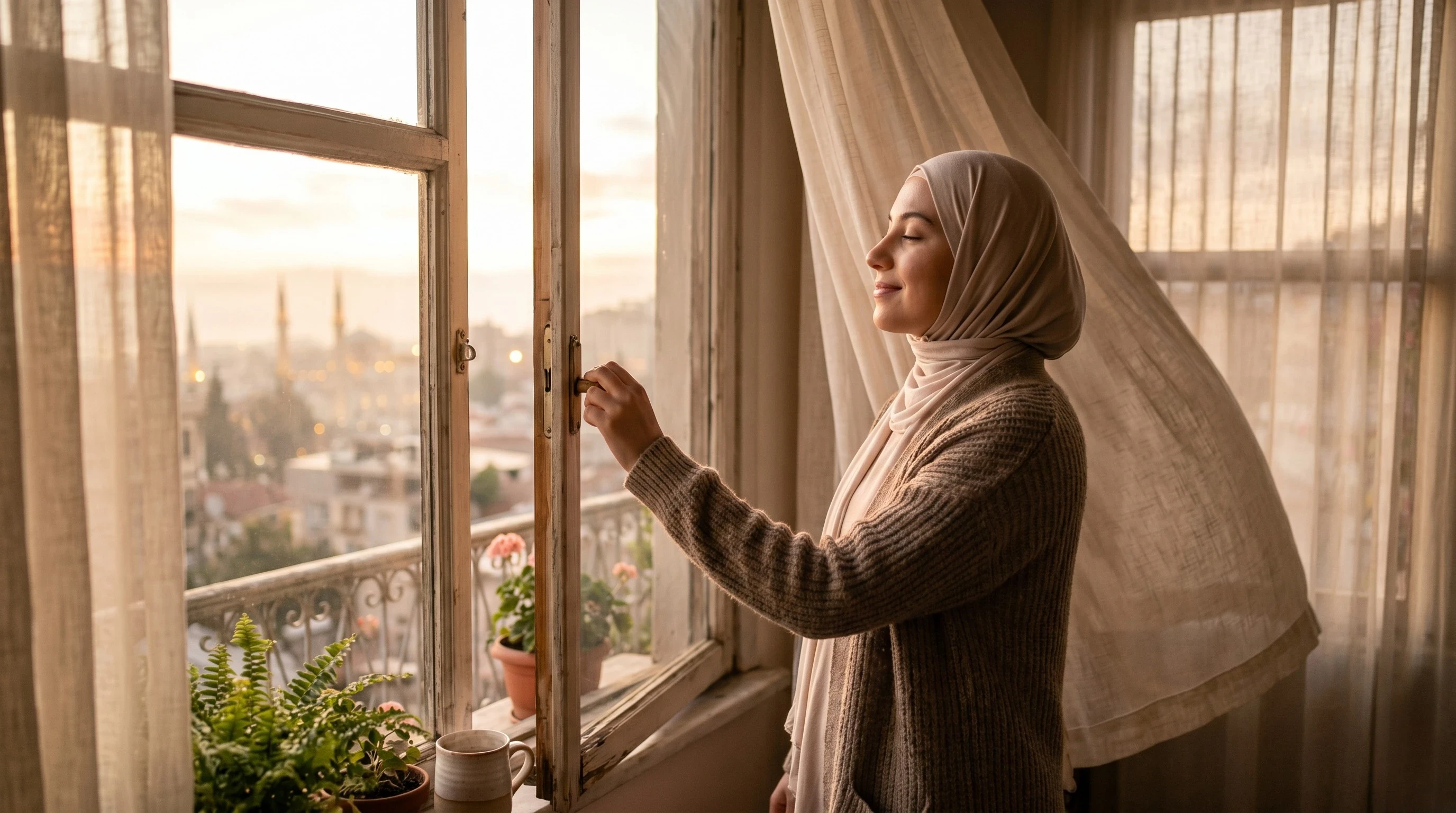 image about رائحة الصباح الهادي. 