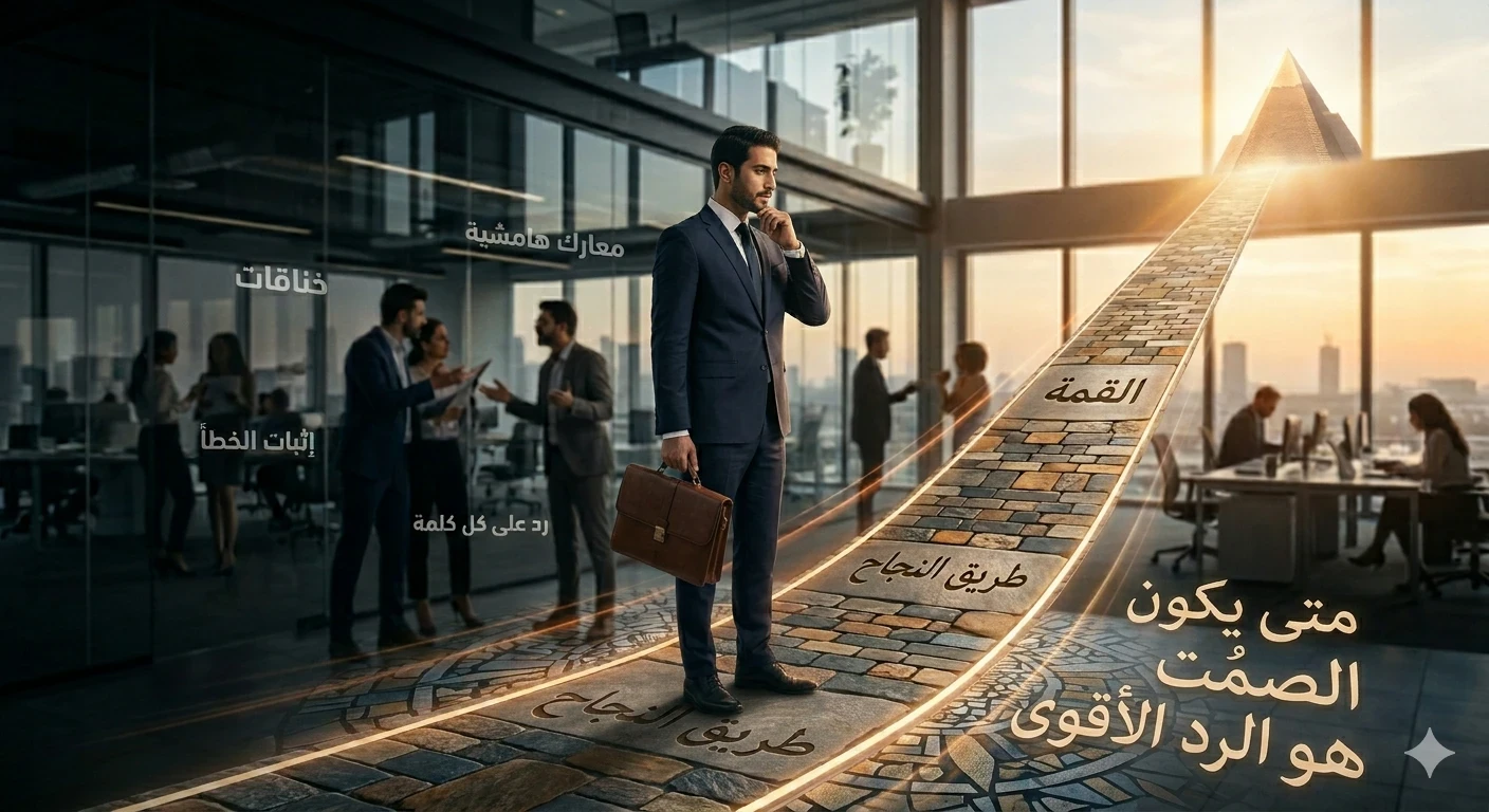 image about متى يكون الصمت هو الرد الأقوى؟