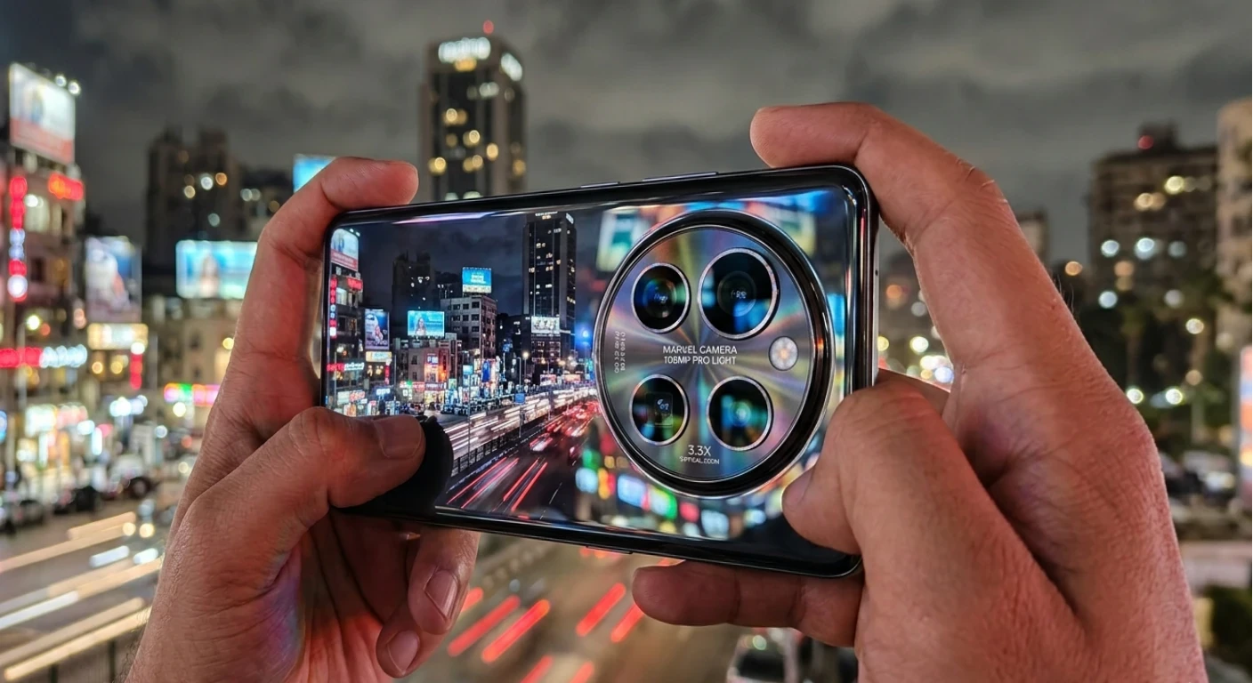 image about الهاتف الذي يعيد تعريف الفئة المتوسطة بمواصفات رائدة وتجربة متكاملة: Realme 16 Pro Plus
