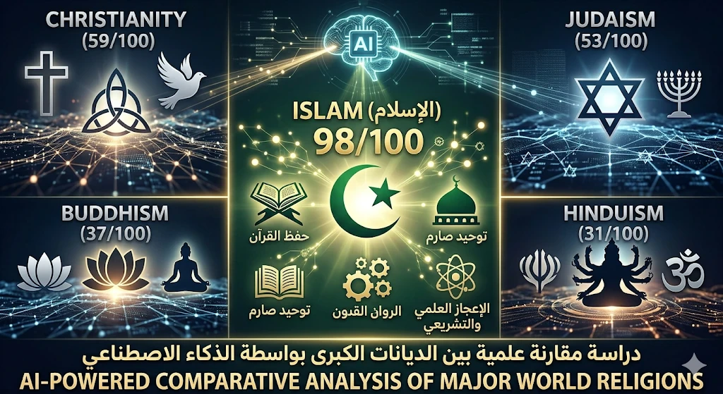 image about كيف يرى الذكاء الاصطناعي الاسلام والديانات الاخرى