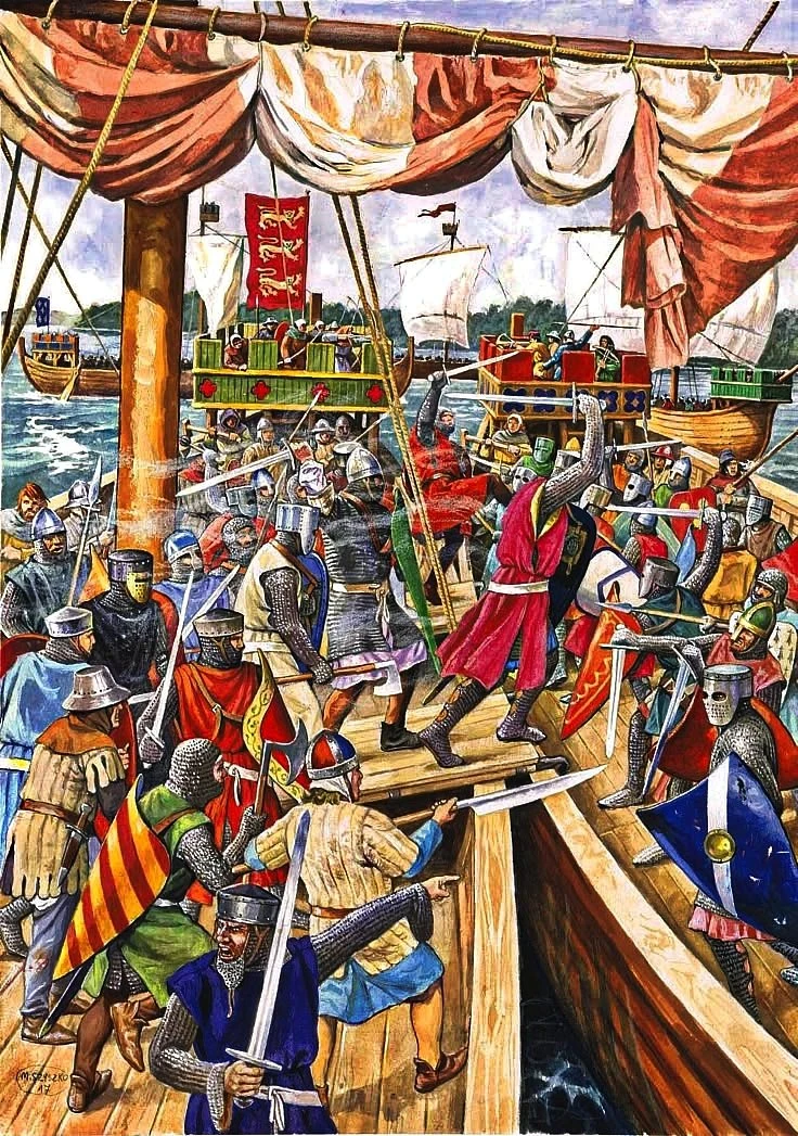 image about معركة ساندويتش 1217.. النصر البحري الذي أنقذ إنجلترا من الغزو الفرنسي