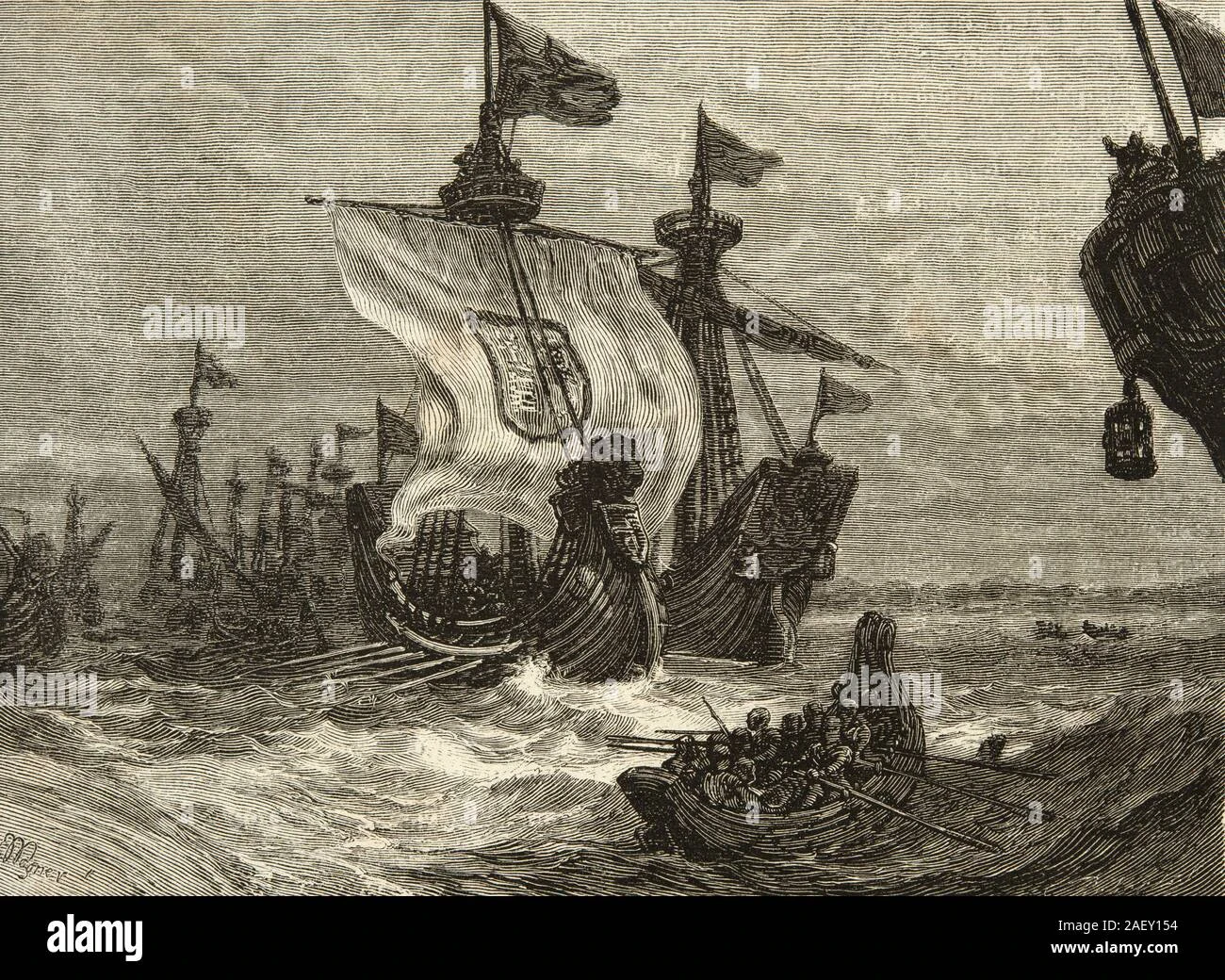 image about معركة ساندويتش 1217.. النصر البحري الذي أنقذ إنجلترا من الغزو الفرنسي