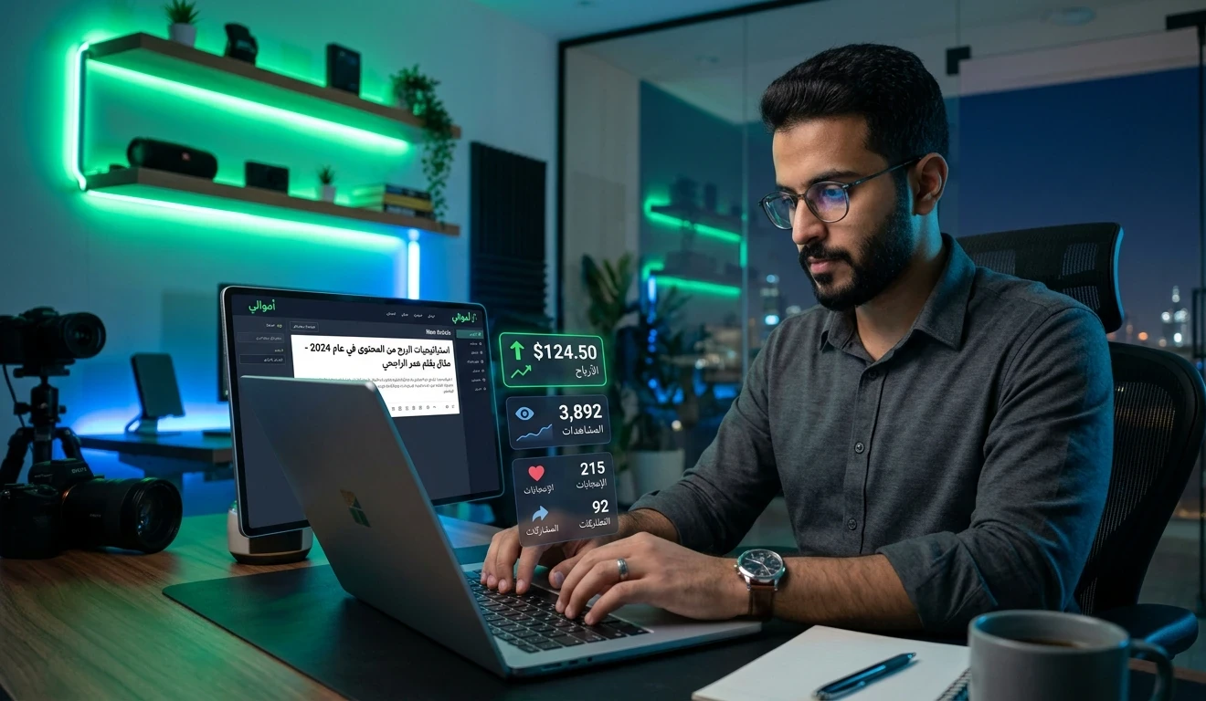 image about 🚀 خطة الـ 1000$ شهرياً في 2026: كيف تسيطر على أرباح الإنترنت قبل فوات الأوان؟ 💰🔥