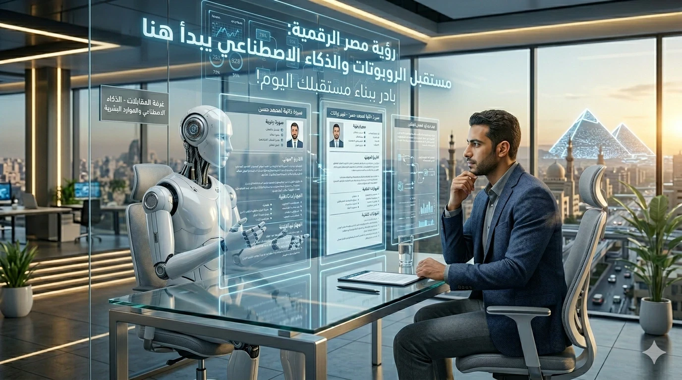 image about   آليات الروبوتكس في اختيار الوظائف ومدى تطبيقها في مصر