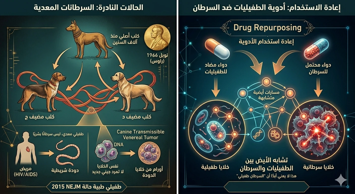 image about هل السرطان مرض خلوي جيني أم عدوى طفيلية؟