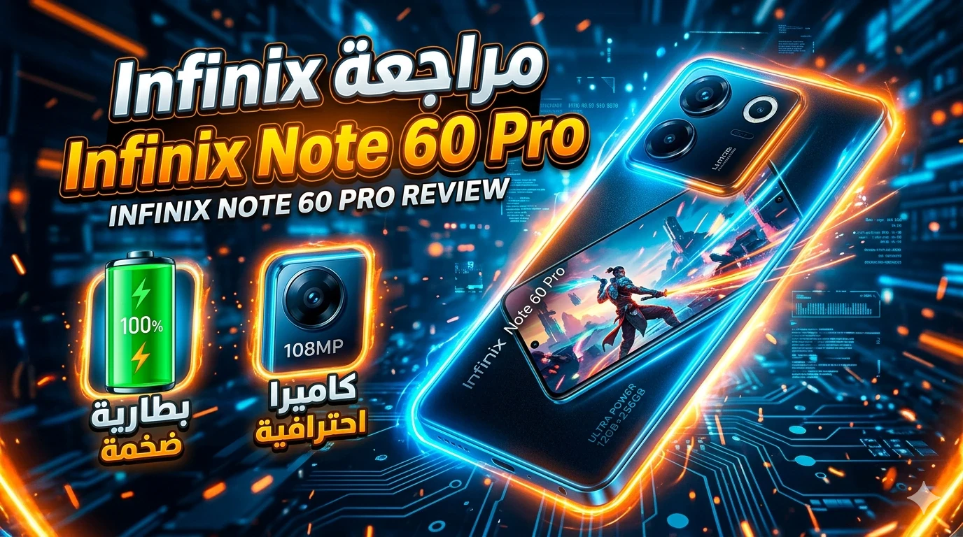 image about مراجعة هاتف Infinix Note 60 Pro – هل يستحق الشراء في 2026؟