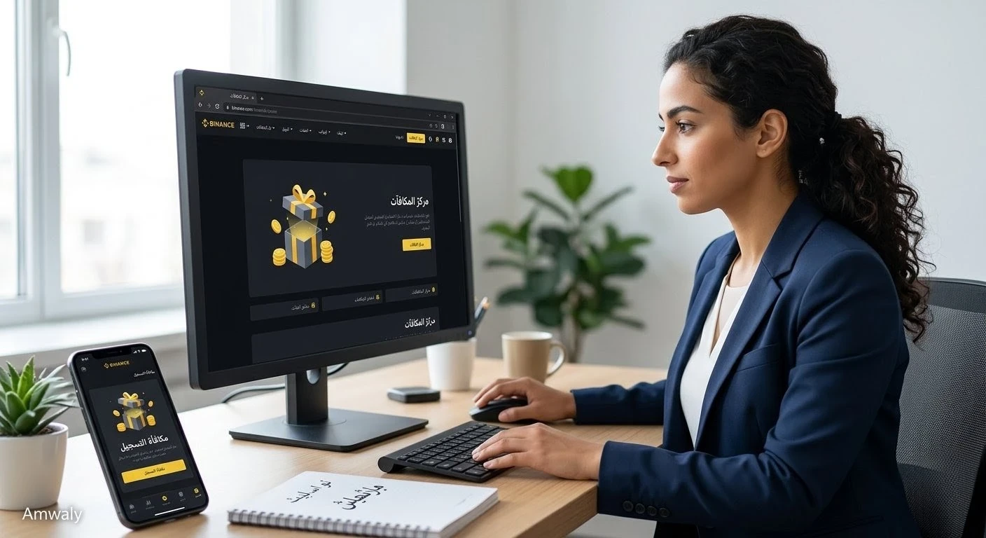 image about طريقة التسجيل في بينانس 2026: دليل تفعيل حساب Binance واستلام مكافأة التسجيل مجاناً