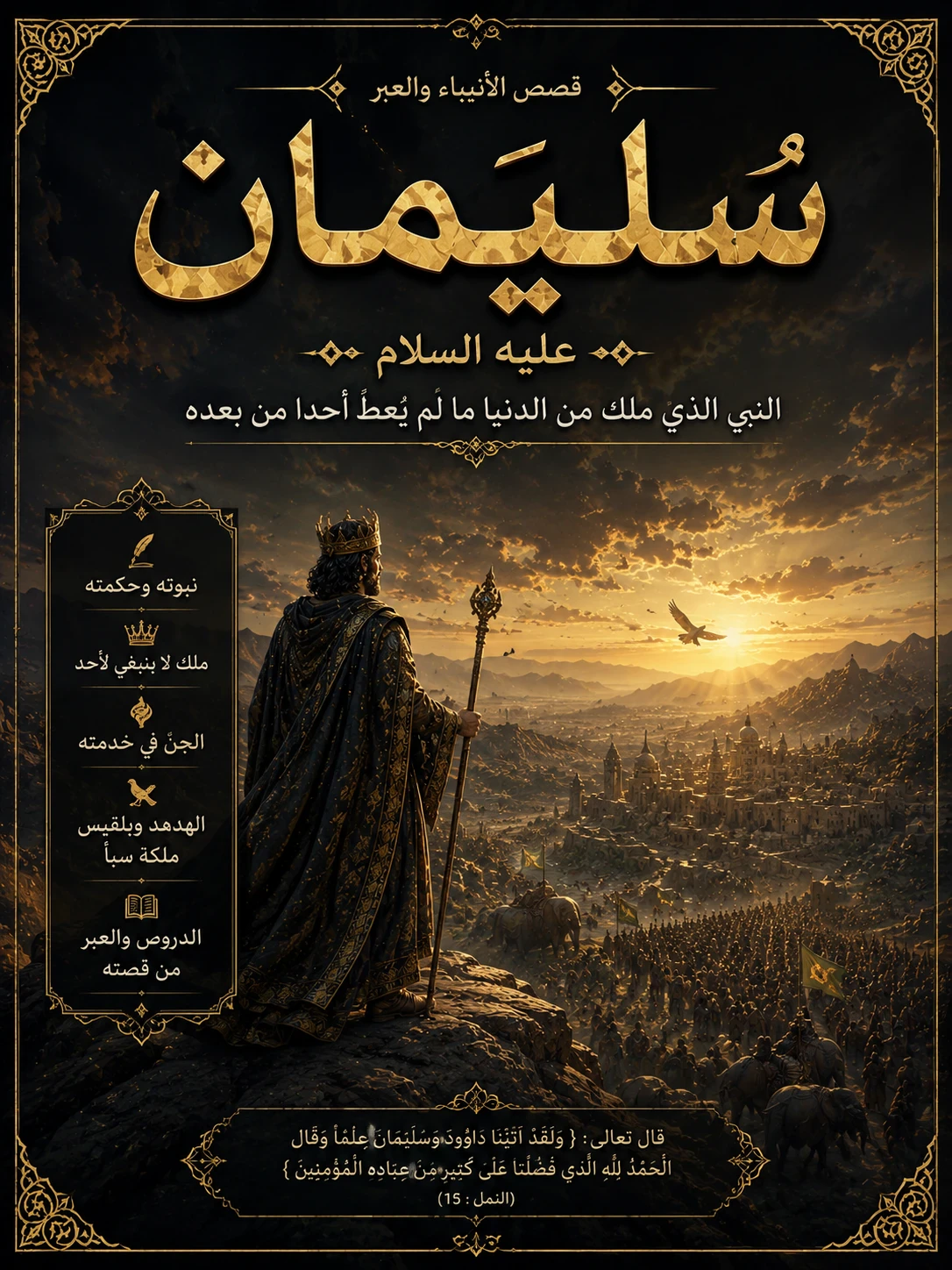 image about سليمان عليه السلام: الملك الذي جمع بين الحكمة والقوة
