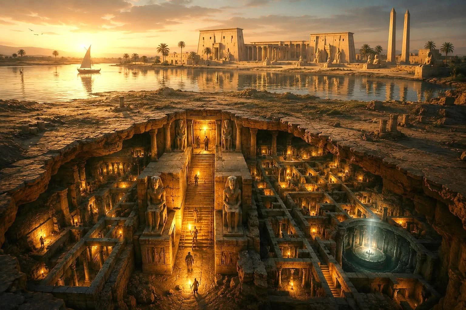 image about ماهي المتاهه التي حيرت العلماء في مصر  ما سر تعقيد واخفاء المتلهه في مصر القديمة 