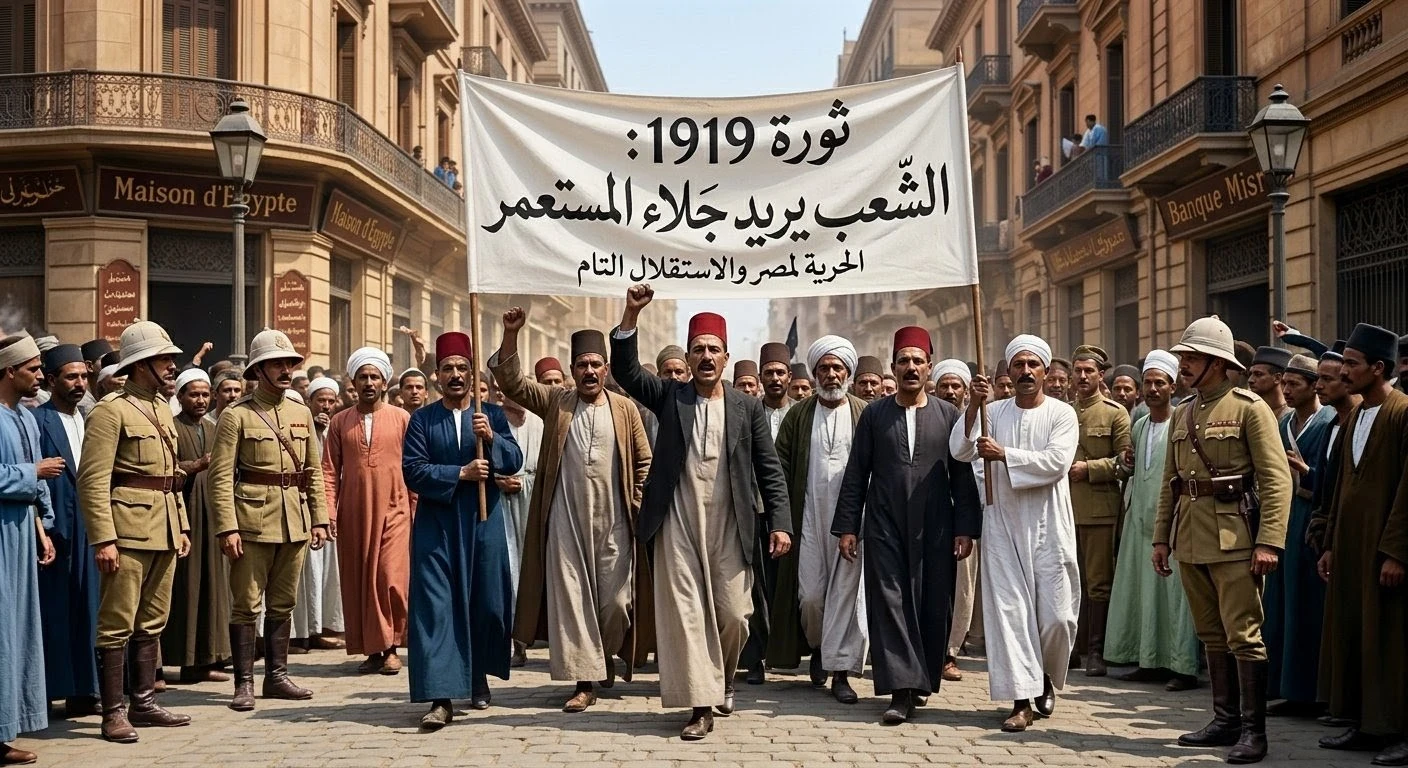 image about ثورة 1919: بداية الوعي الوطني الحديث في مصر
