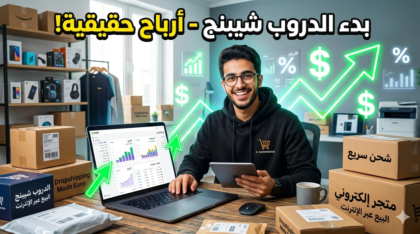 image about كيف تبدأ في الدروب شيبنج وتبني مشروعًا قويًا من الصفر