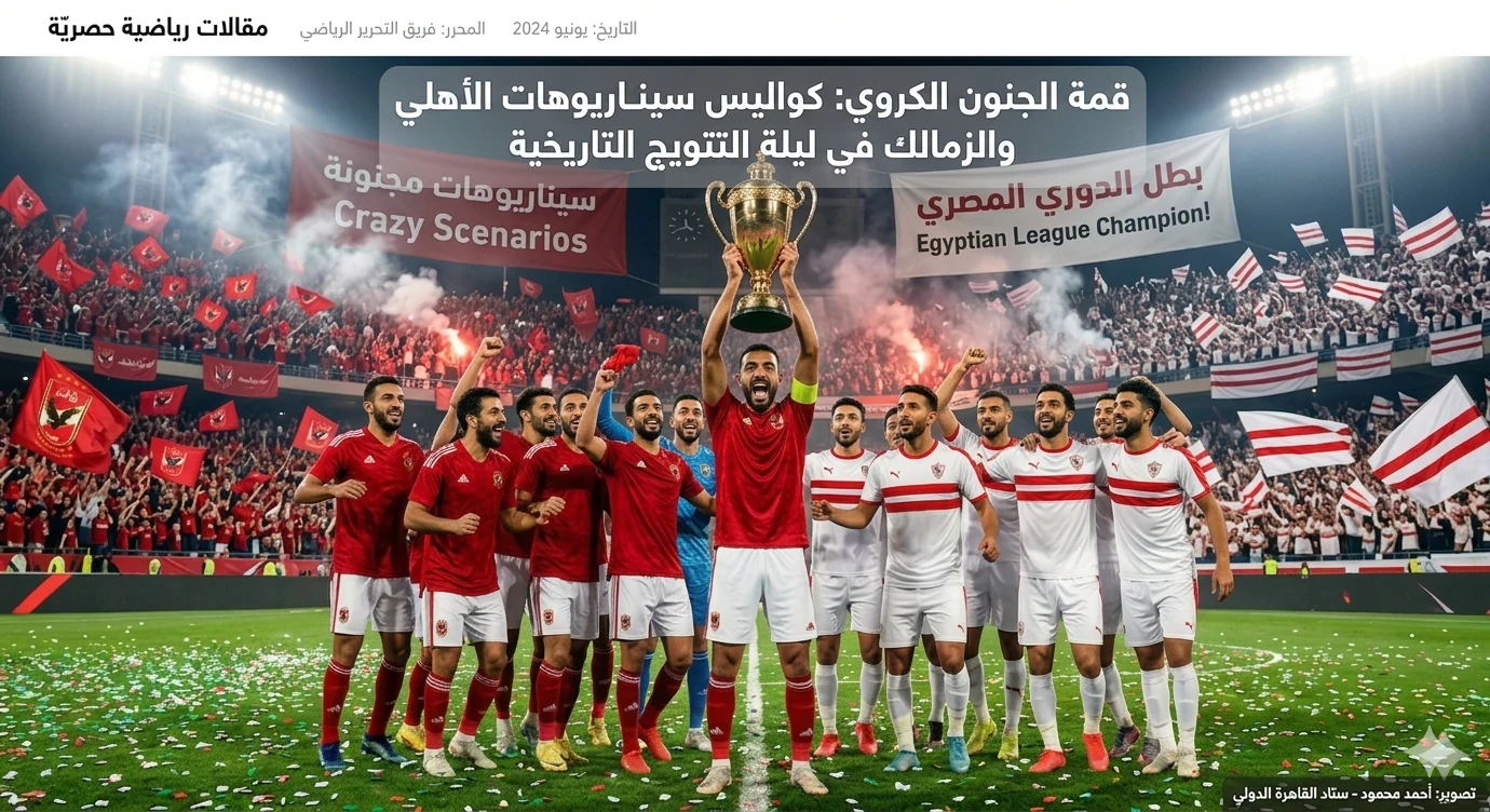 image about سيناريوهات مجنونة: ماذا لو حدثت المفاجأة في نهاية الدوري المصري الممتاز؟