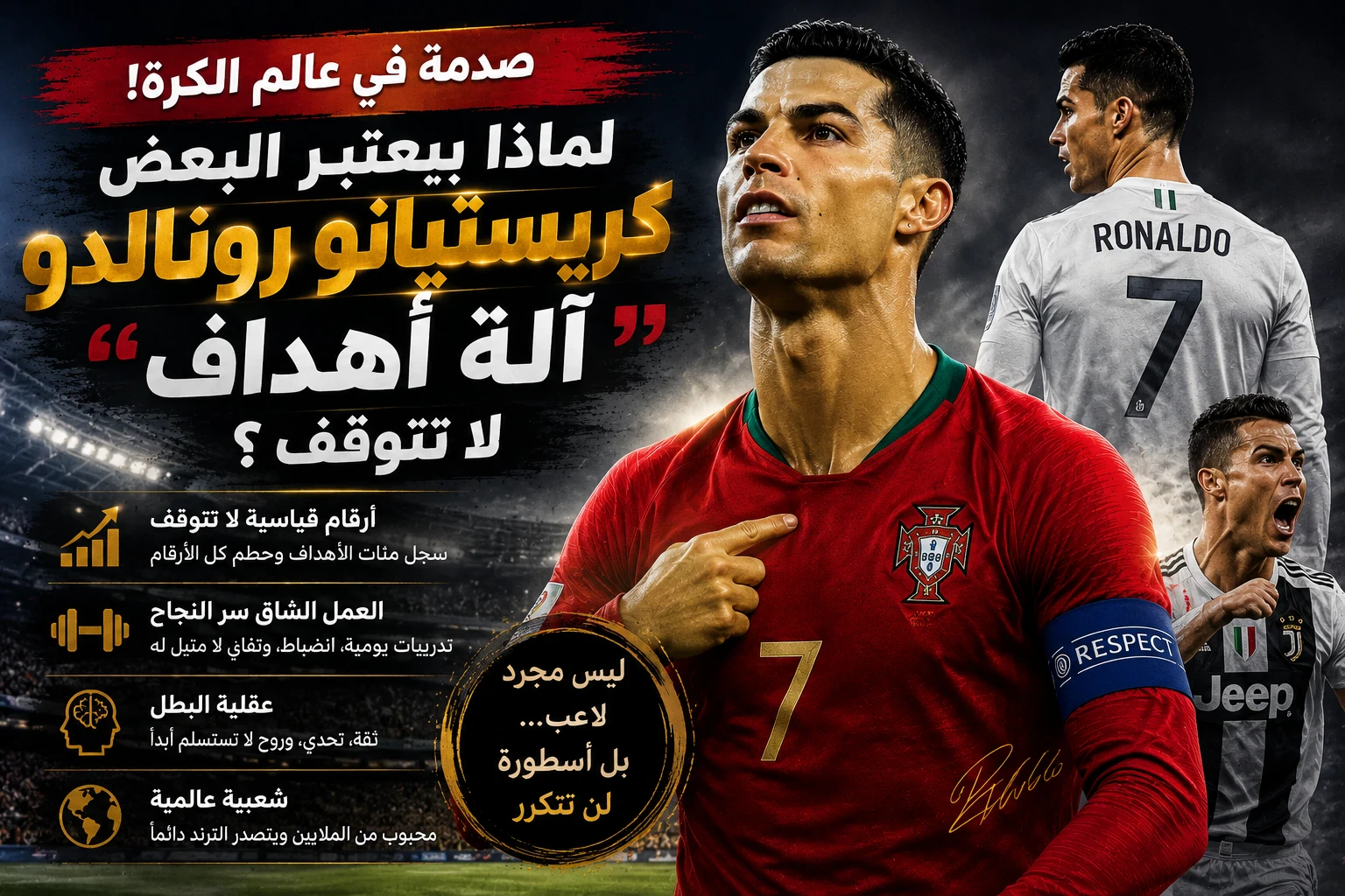 image about هل رونالدو مجرد لاعب موهوب؟ أم أنه ظاهرة مستحيلة التكرار