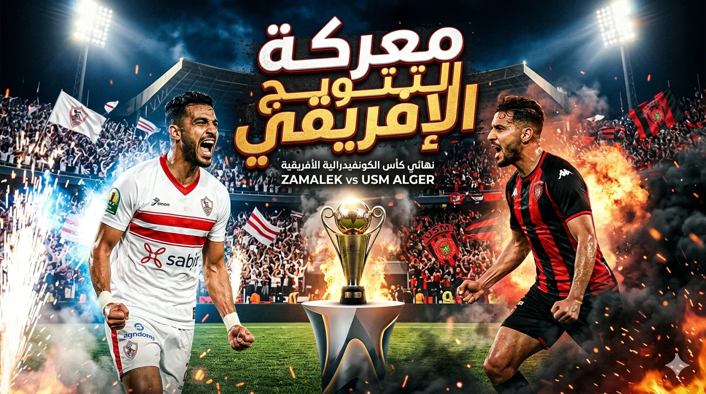 image about قمة الحسم في القاهرة.. الزمالك يبحث عن المجد القاري أمام اتحاد العاصمة في إياب نهائي الكونفيدرالية