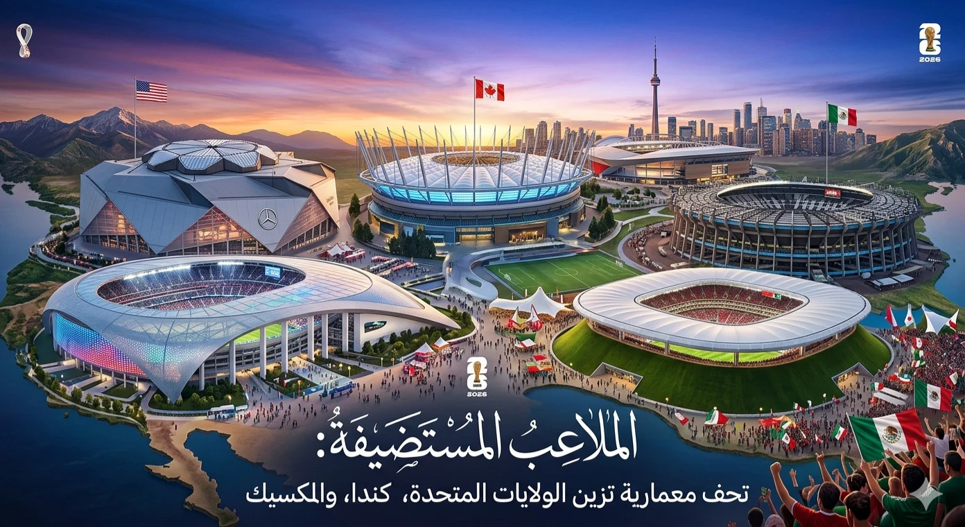 image about الملاعب المستضيفة لكأس العالم 2026: تحف معمارية تزين الولايات المتحدة، كندا، والمكسيك