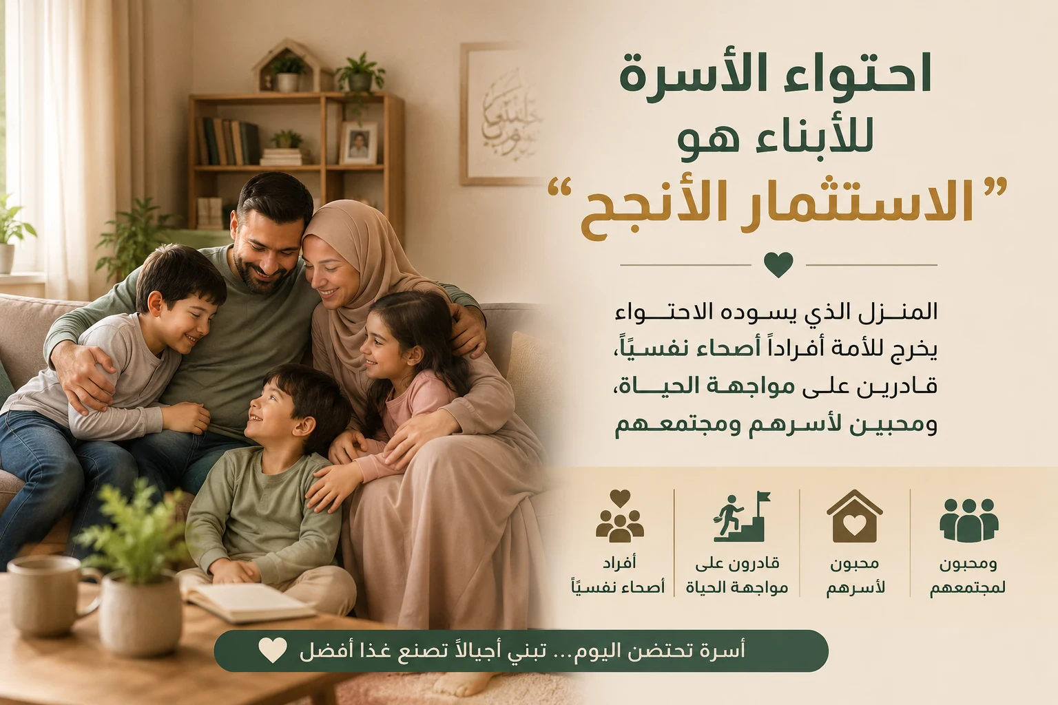 image about تربية الأبناء وصناعة جيل قادر على بناء المجتمع