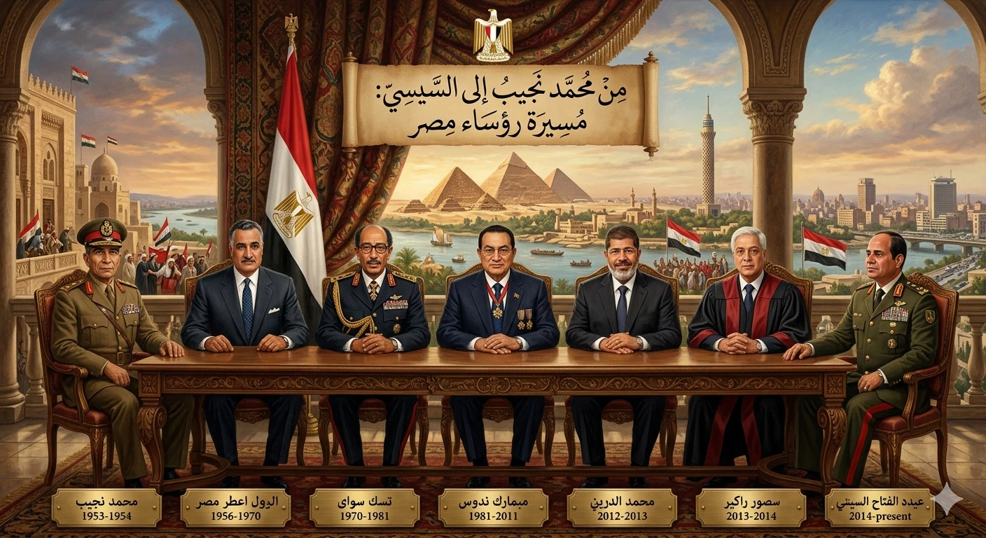 image about رؤساء حكمو مصر 