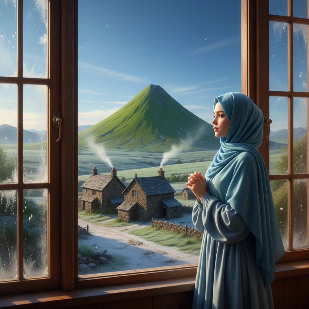 image about الصباح زائر لطيف ببرودته اللاسعة... وصفاء سمائه الزرقاء