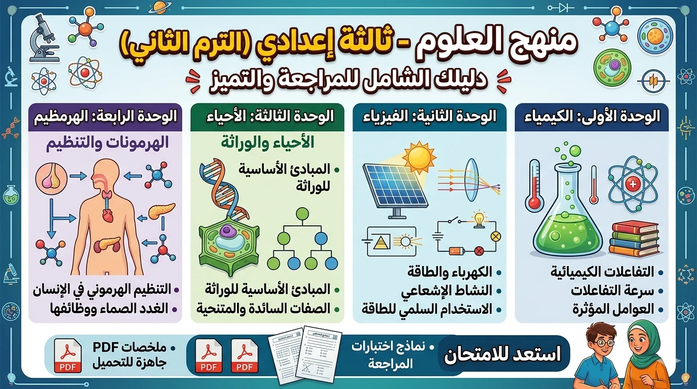 image about دليلك الشامل لمراجعة العلوم النهائية