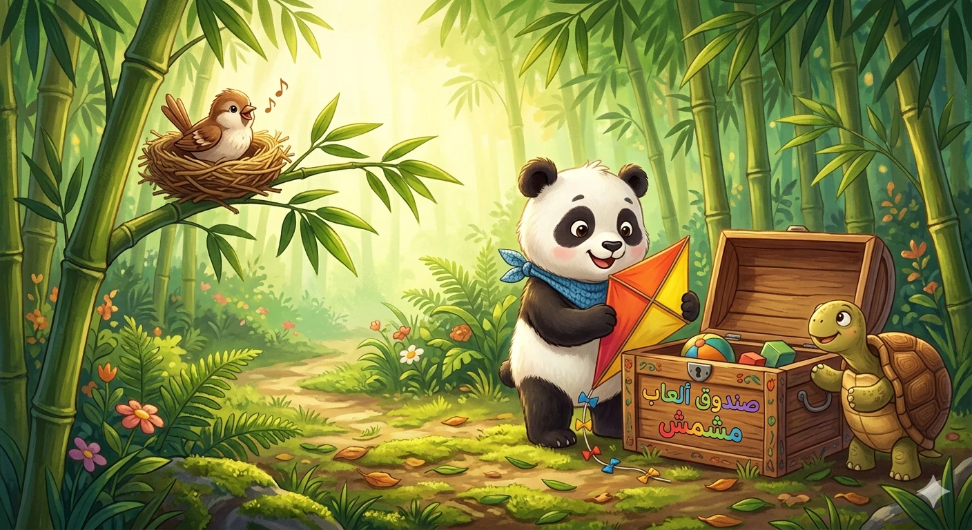 image about سر الصندوق الخشبي في غابة الخيزران