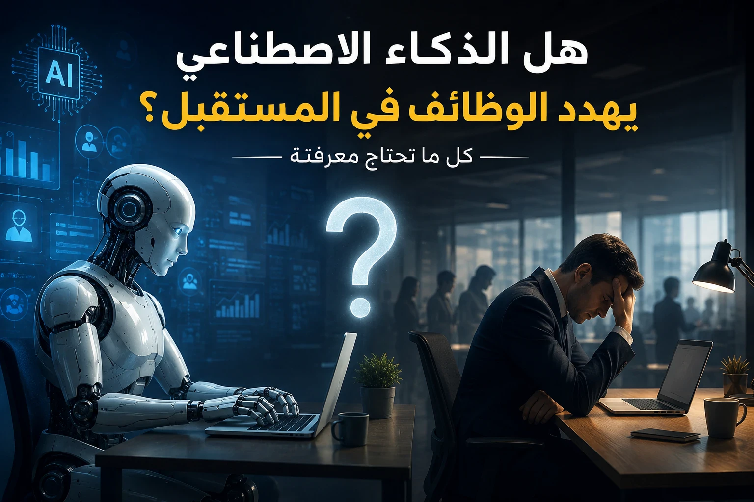 image about هل الذكاء الاصطناعي يهدد الوظائف في المستقبل؟ الحقيقة الكاملة التي لا يخبرك بها أحد
