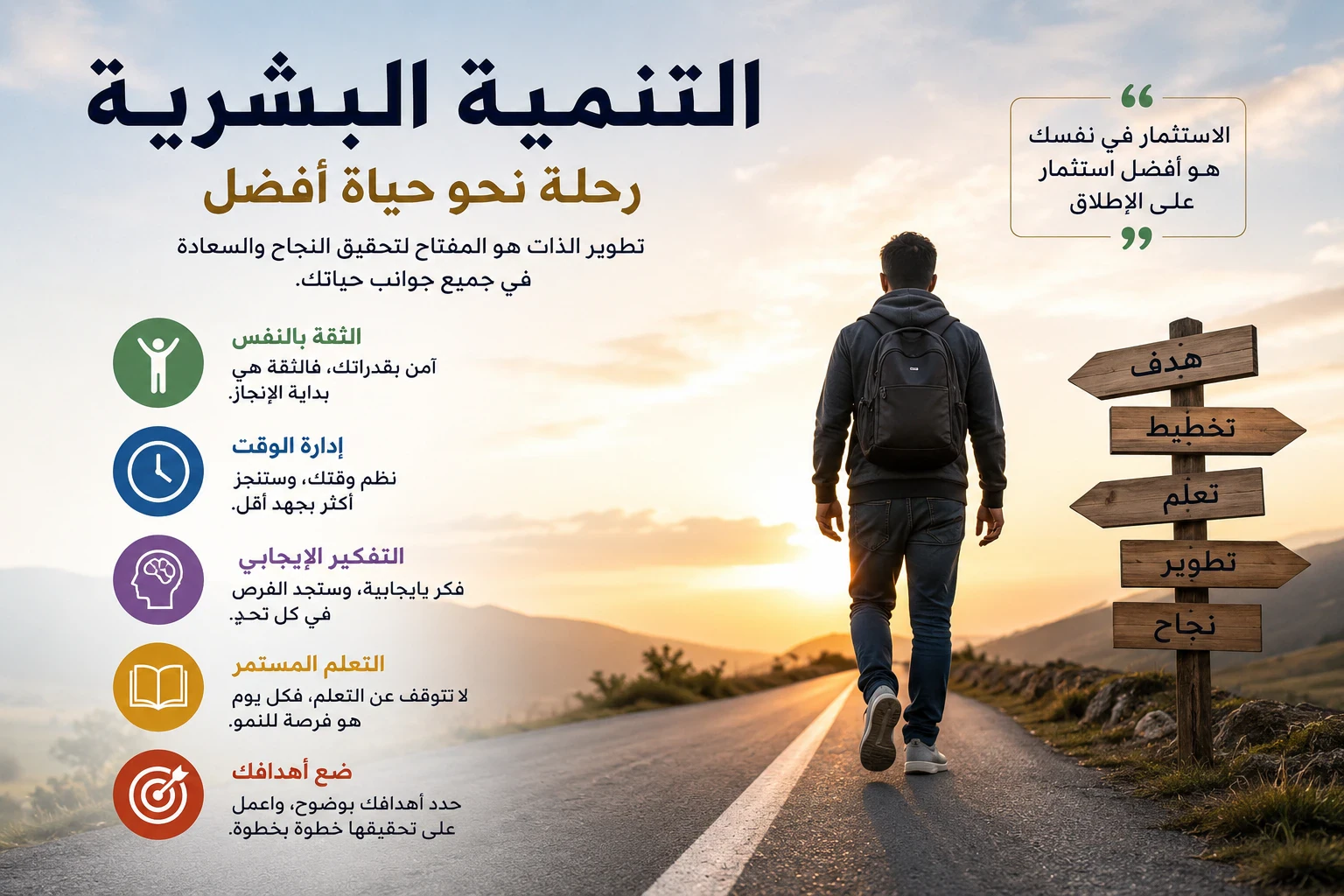 image about كيف تطور من نفسك وتبني مستقبل ناجح