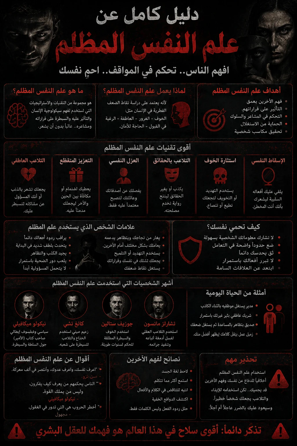image about علم النفس المظلم (Dark Psychology)