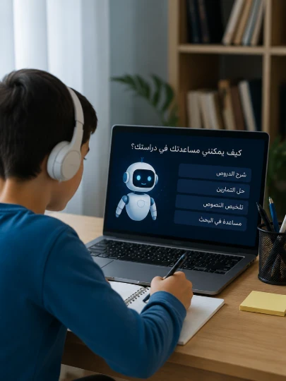 image about تأثير الذكاء الاصطناعي على دراسة الطلبة 🎓🤖