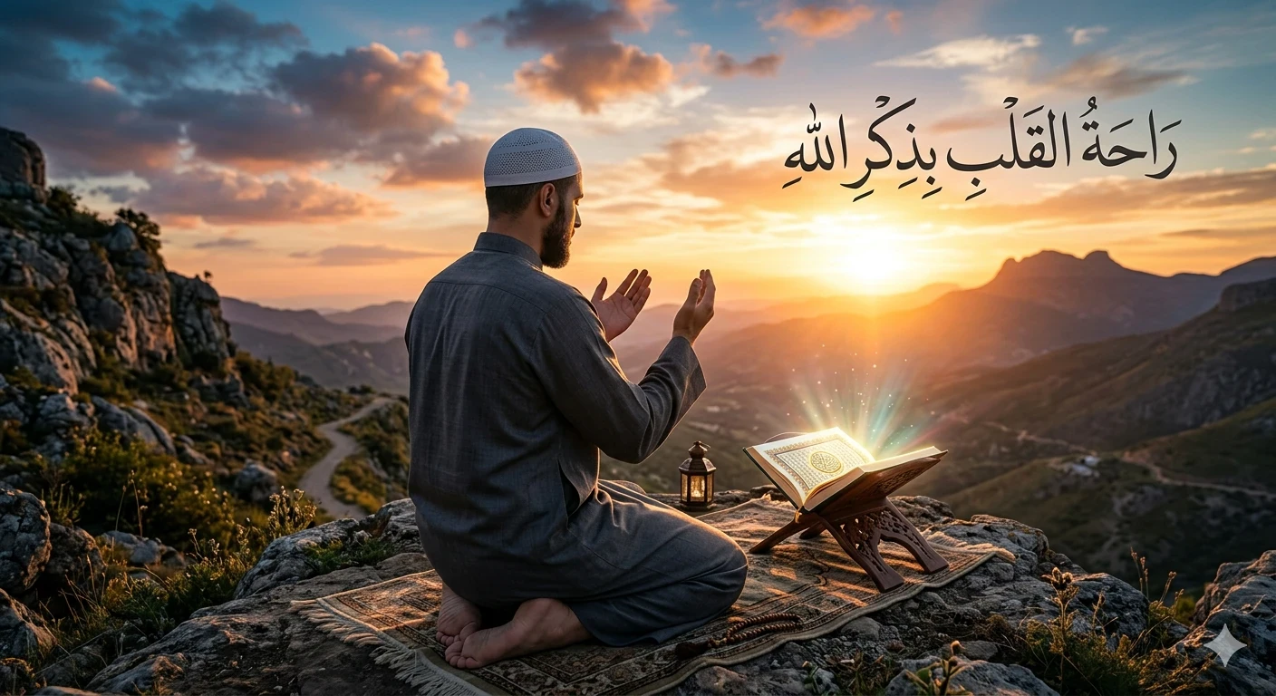 image about حين يضيق القلب: كيف تمنحنا الأذكار طمأنينة لا يراها أحد؟