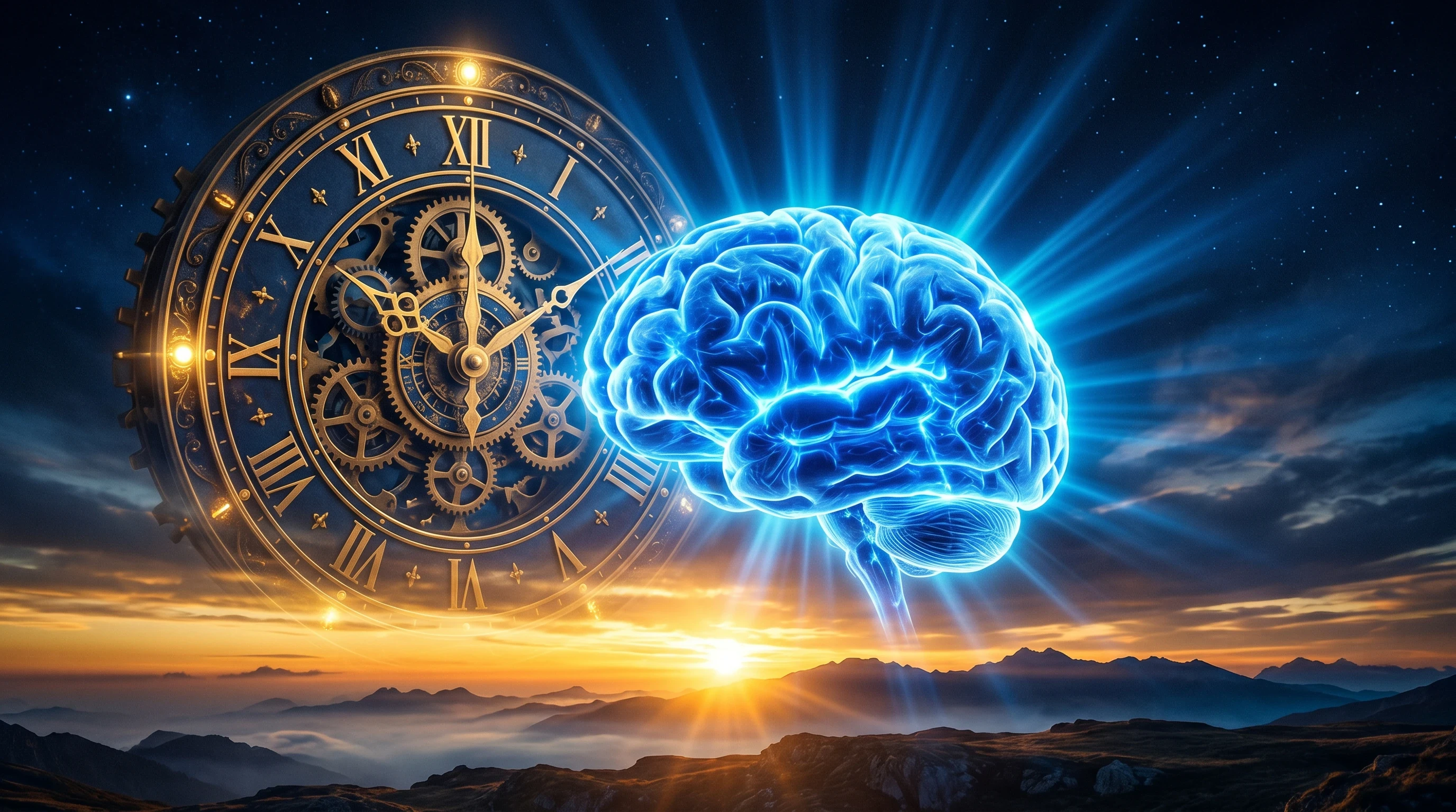 image about 🧠 الساعة الزرقاء — ليه في وقت معين من اليوم عقلك بيكون أذكى وأقوى؟
