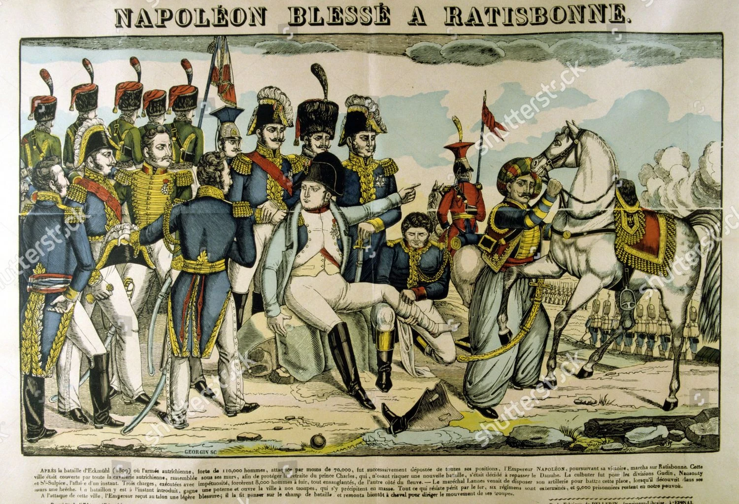 image about معركة راتسبون (ريجينسبورغ) 1809 آخر معارك بافاريا وإصابة نابليون