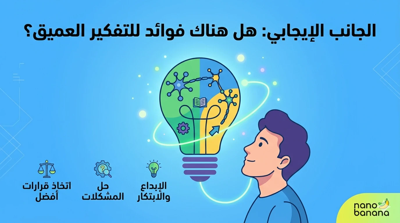 image about 🧠 معضلة التفكير الزائد (الـ Overthinking): العقل الذي لا يهدأ أبداً!