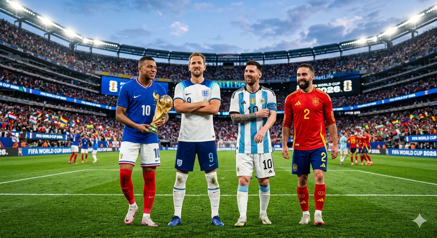 image about من سيتوج بالذهب؟ المنتخبات المرشحة للفوز بكأس العالم 2026 وقراءة في الجاهزية والتشكيلات