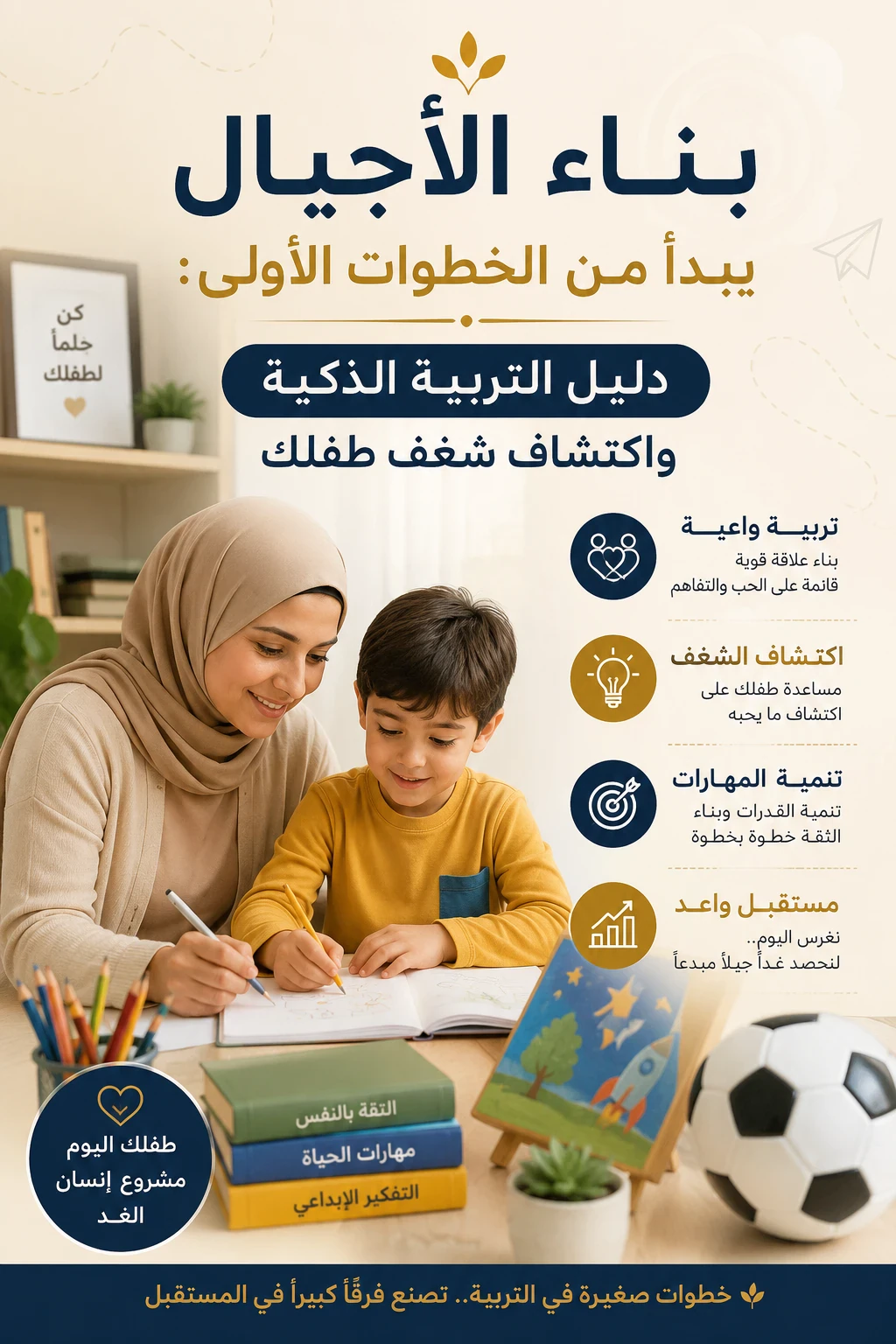 image about كيف تصنع طفلاً واثقاً وناجحاً؟ دليل التربية واكتشاف المواهب