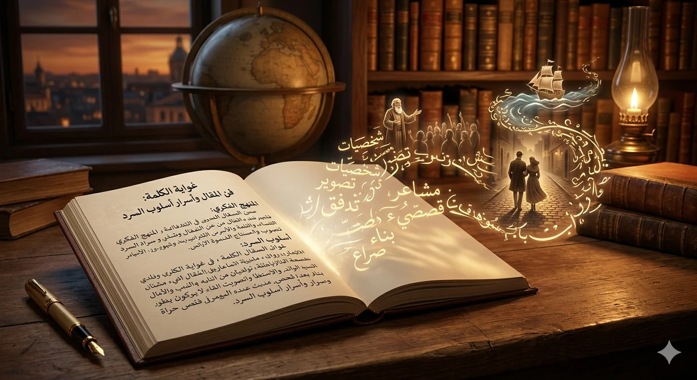image about فن المقال وأسرار أسلوب السرد