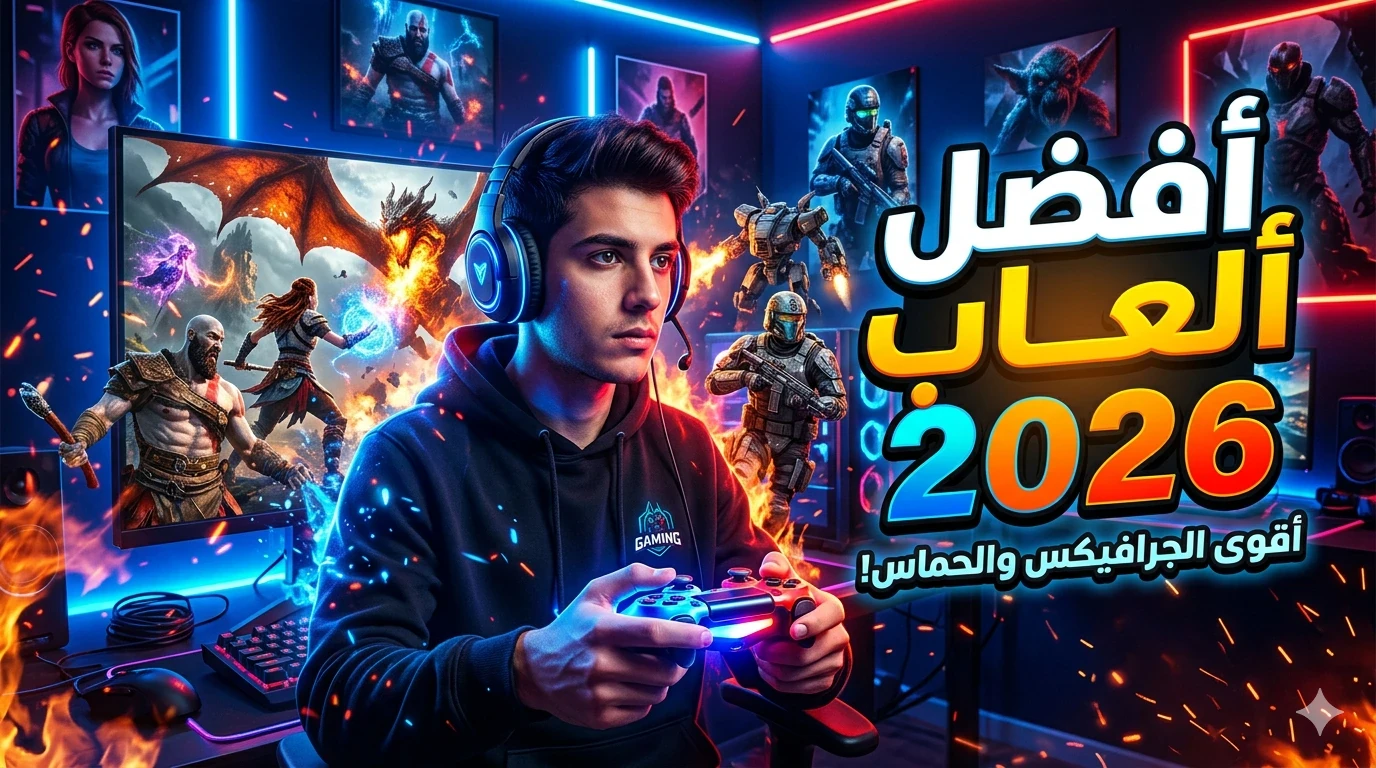 image about 🎮 أفضل ألعاب 2026: كيف أصبحت الألعاب الإلكترونية عالمًا لا يمكن الاستغناء عنه؟