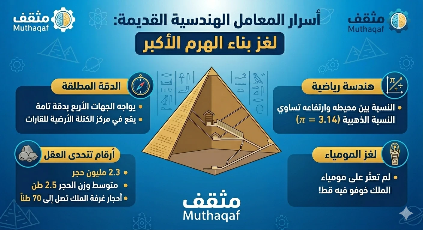 image about لغز بناء الهرم الأكبر