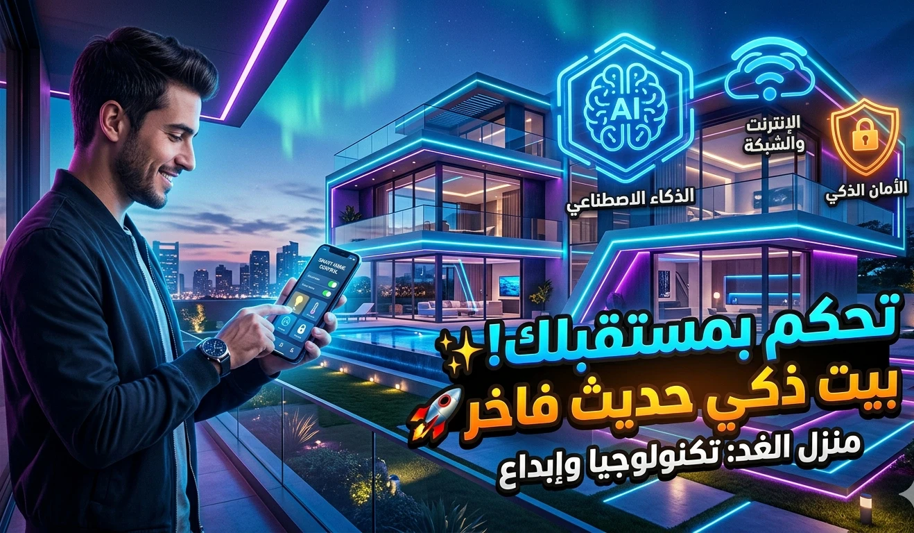 image about 🏡✨ البيت الذكي… مستقبل الراحة والأمان بين إيديك ✨🤖