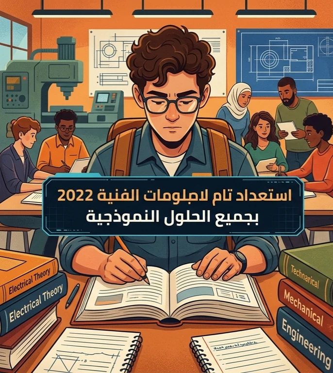image about 📚 تحميل امتحانات الدبلومات الفنية 2022 بالحل PDF لجميع التخصصات برابط مباشر مجانا