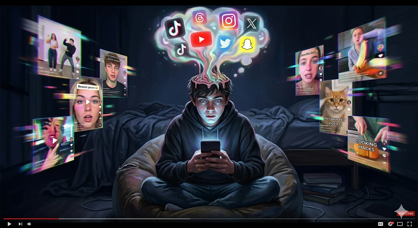 image about التعفن الدماغي: كيف يسرق الإنترنت تركيزنا وعقولنا بهدوء؟