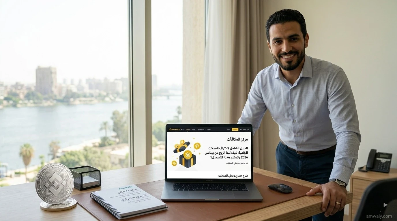 image about الدليل الشامل لاحتراف العملات الرقمية: كيف تبدأ الربح من بينانس 2026 وتستلم هدية التسجيل؟