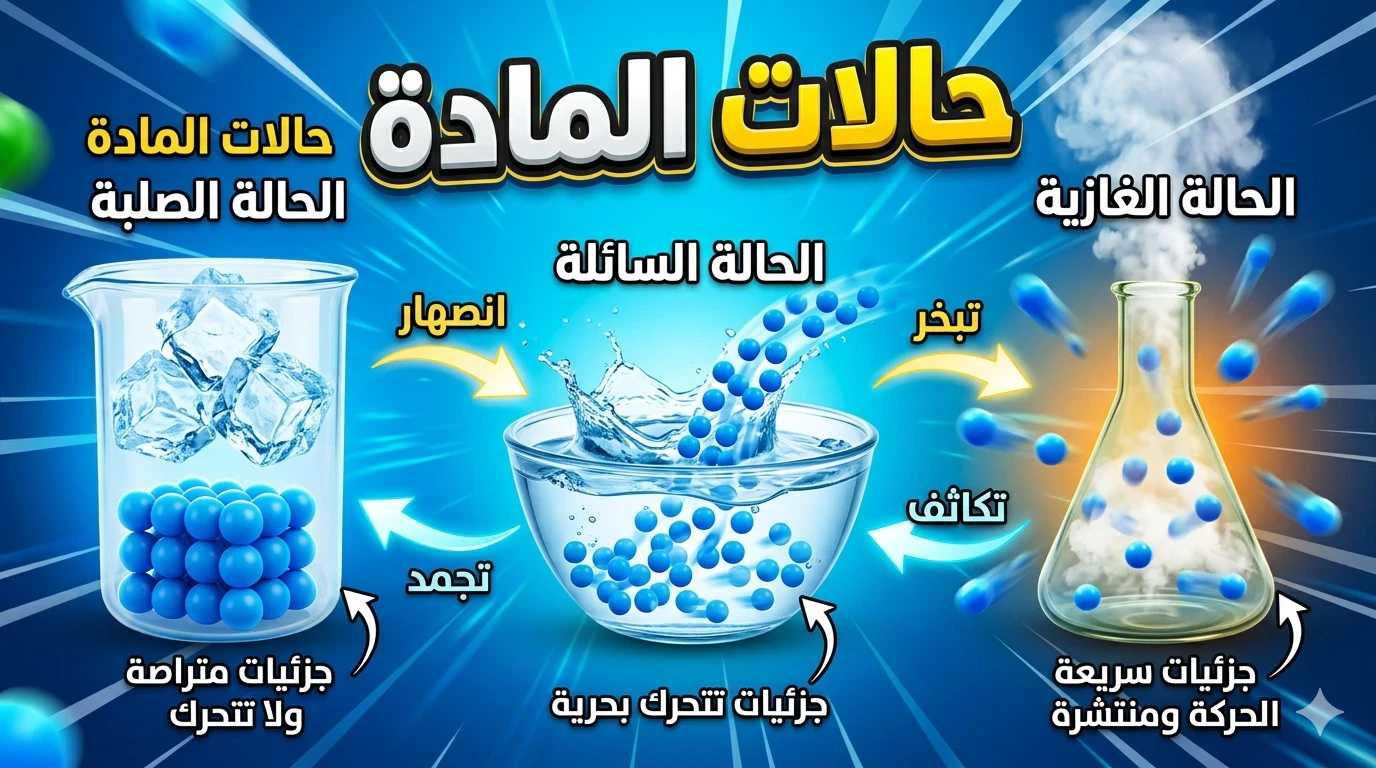 image about حالات المادة: الأساس الخفي لكل ما نراه حولنا