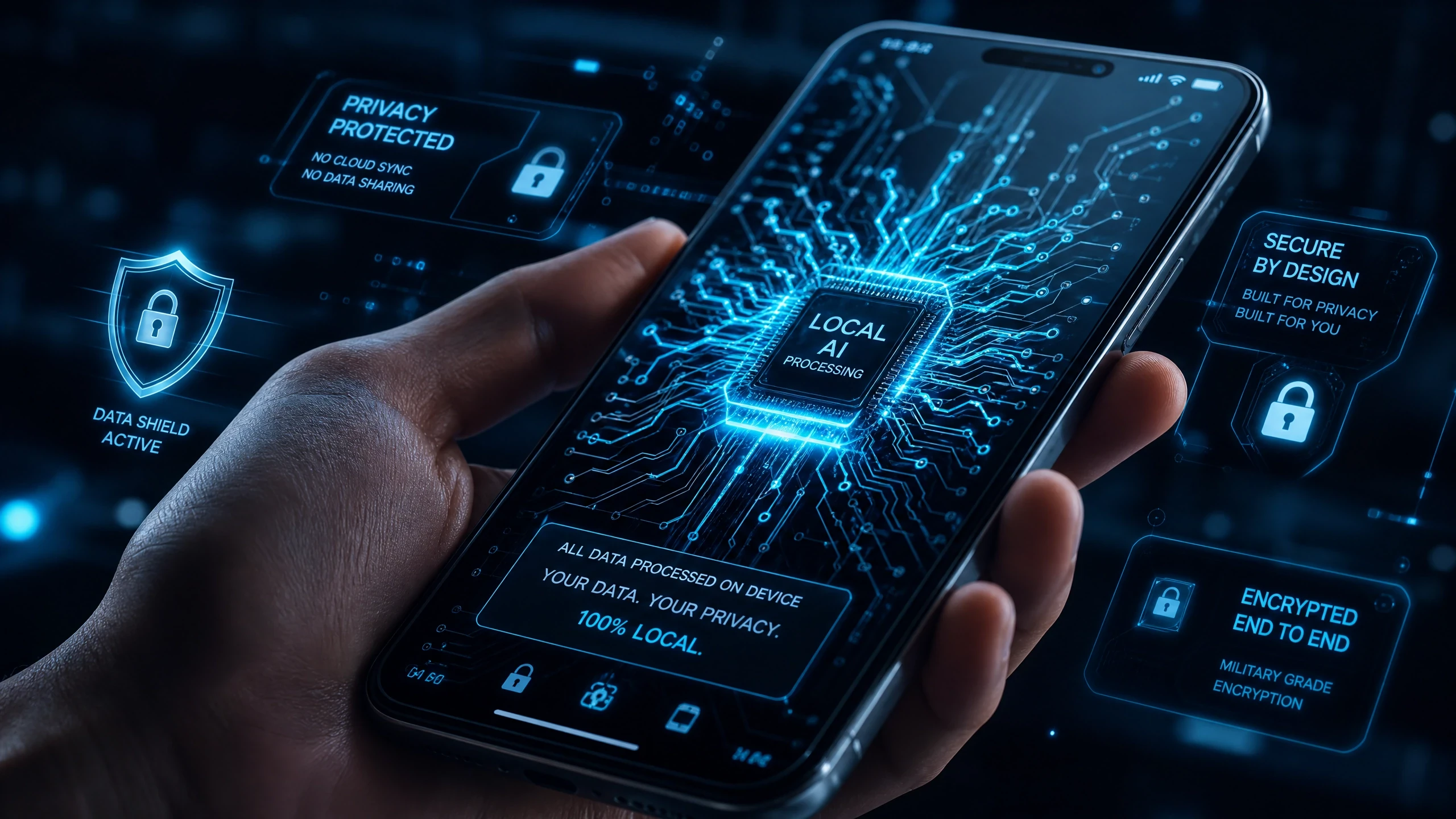 image about ثورة الخصوصية: لماذا سيصبح الذكاء الاصطناعي المدمج (On-device AI) هو المعيار العالمي في 2026؟